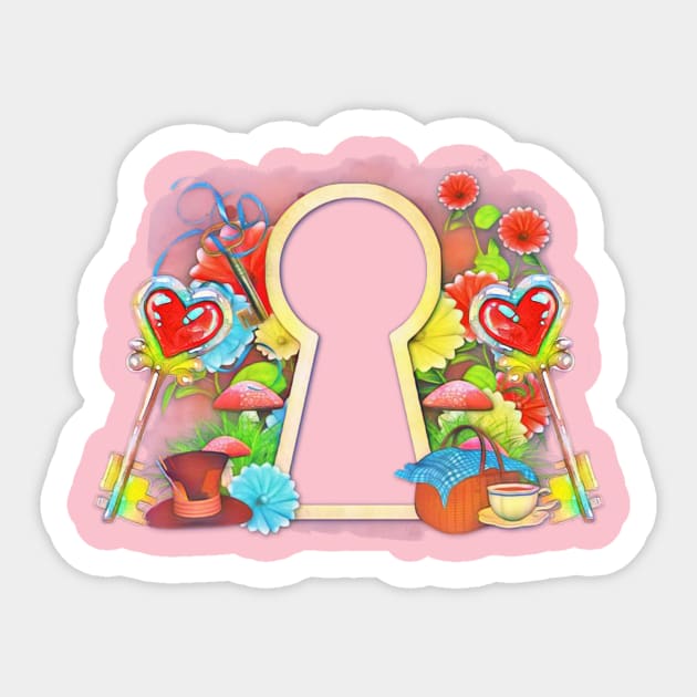 keyhole Sticker by claire83